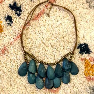 Turquoise Jeweled Necklace